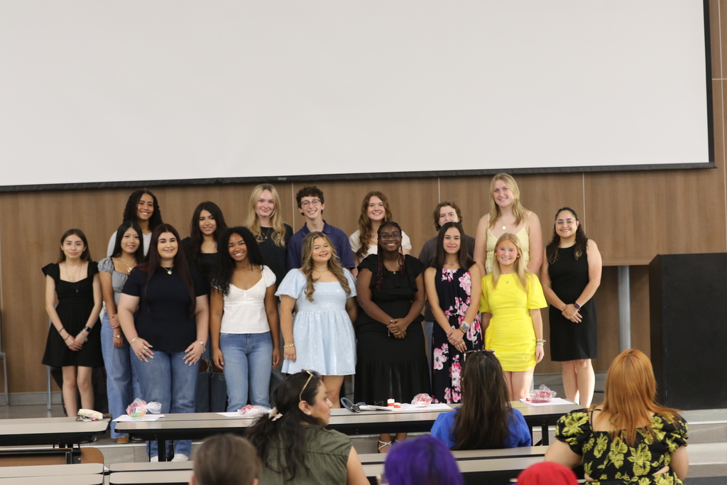 Tyler Legacy's Psi Alpha induction  ceremony