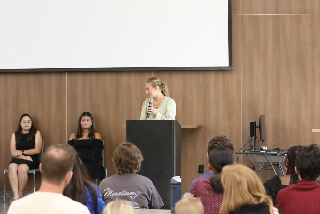 Tyler Legacy's Psi Alpha induction  ceremony