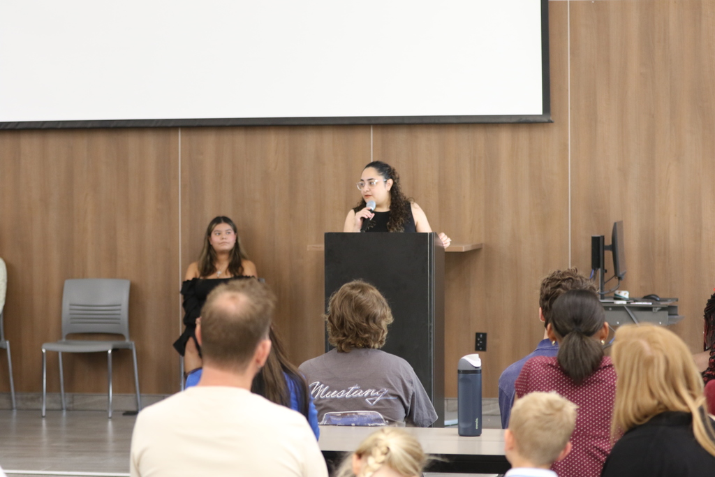 Tyler Legacy's Psi Alpha induction  ceremony