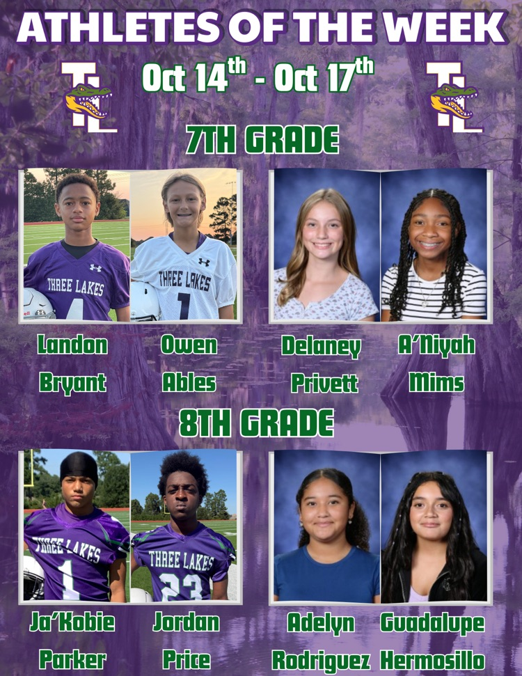 athletes of the week