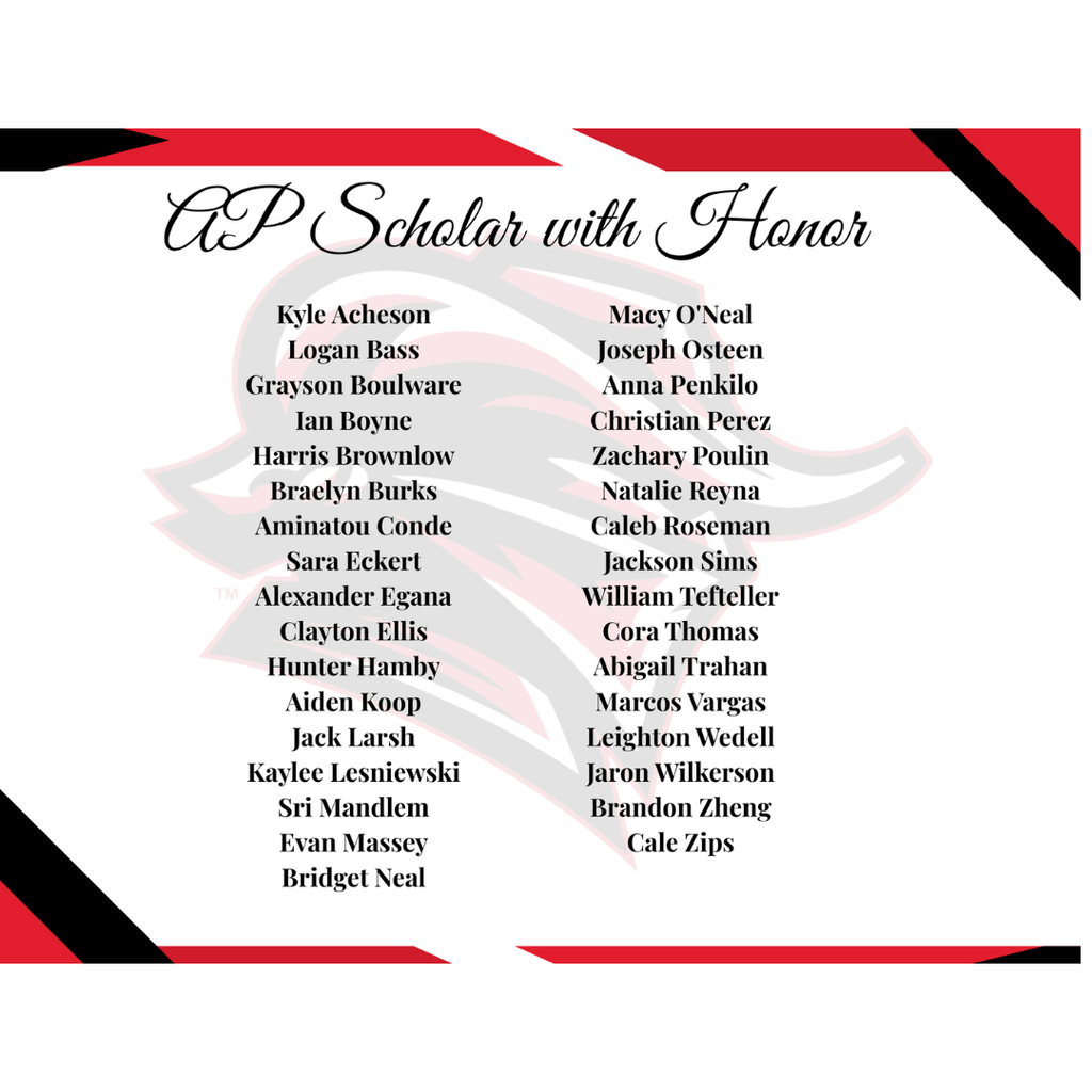 🎓 Celebrating Our 2024–2025 AP Award Winners! 🎓 We’re thrilled to honor our incredible students who excelled in this year’s AP exams and earned prestigious AP awards! 🏅 Your hard work, dedication, and commitment to learning have truly paid off. AP Capstone Diploma – Awarded to students who earn scores of 3 or higher in AP Seminar, AP Research, and four additional AP exams. This diploma highlights students’ excellence in research, collaboration, and critical thinking. AP Seminar and Research Certificate – Given to students who successfully complete AP Seminar and AP Research, demonstrating strong academic and research skills. AP Scholar – Recognizes students who earn scores of 3 or higher on three or more AP exams. AP Scholar with Honor – Awarded to students with an average score of at least 3.25 on all AP exams taken and scores of 3 or higher on four or more exams. AP Scholar with Distinction – Given to students with an average score of at least 3.5 on all AP exams taken and scores of 3 or higher on five or more exams. 👏 Let’s celebrate all of our AP award winners for their perseverance, curiosity, and academic excellence. Your achievements set a high standard and inspire your peers! 💙📚