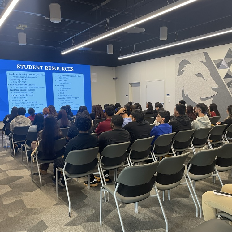 students at presentation