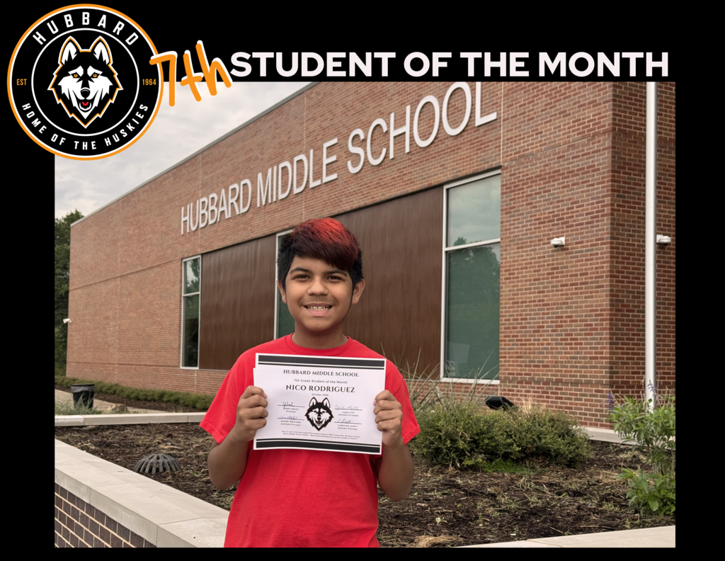 7th Grade Student of the Month