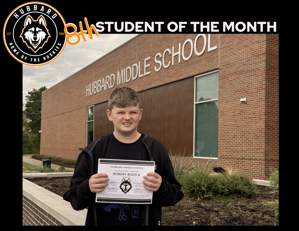 8th grade Student of the Month