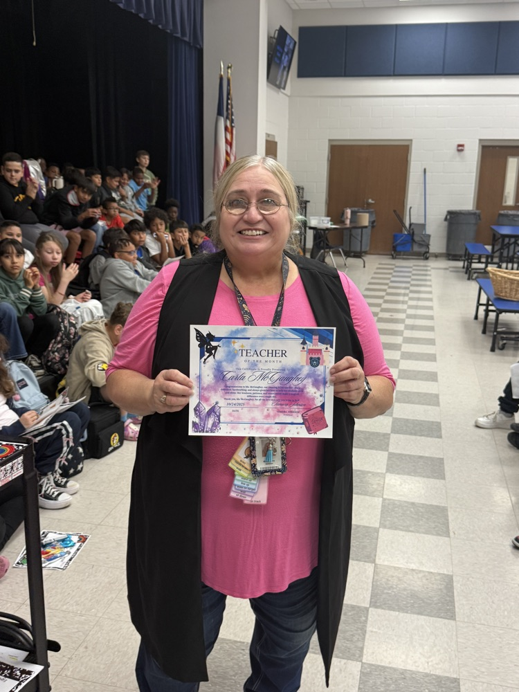 teacher of the month