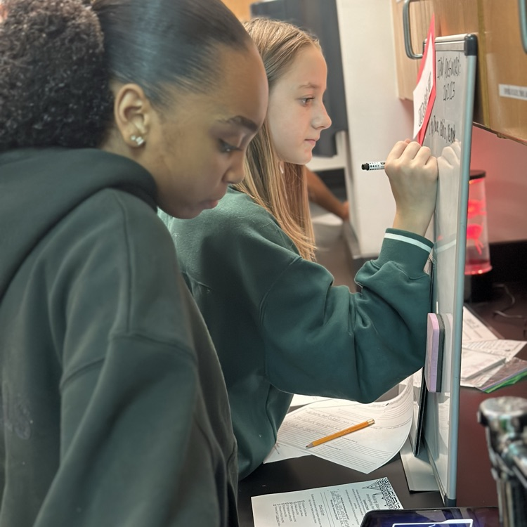 students doing lab stations