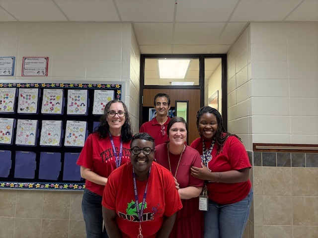 dragons wearing red for red ribbon week