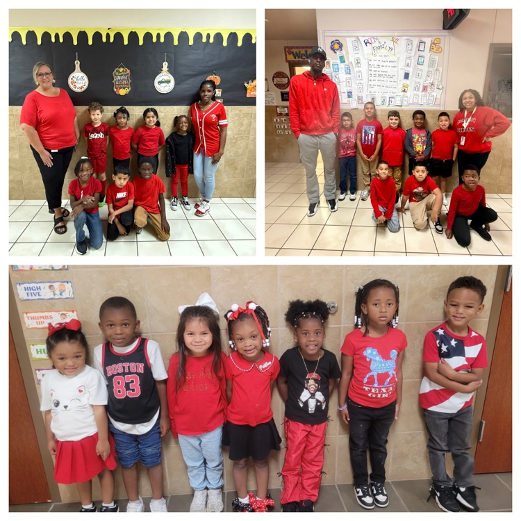πRed Ribbon Week is off to a bright start! Our Jaguars showed up in red to celebrate making healthy, positive choices. πΎ