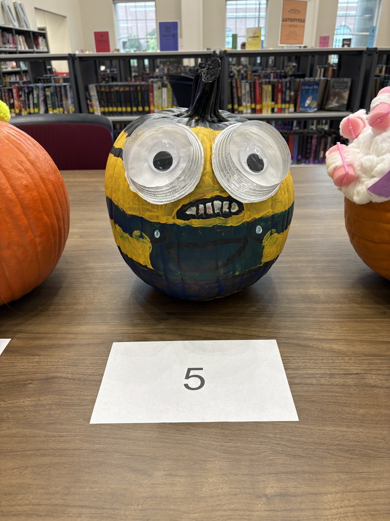 Tyler Legacy softball pumpkin as a minon