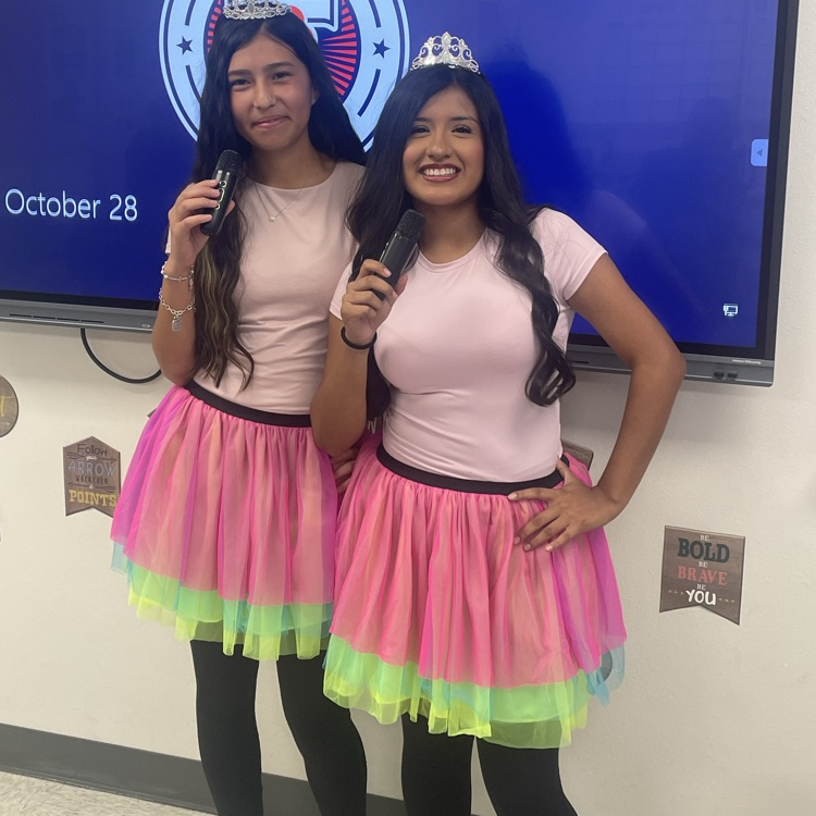 two girls dressed alike