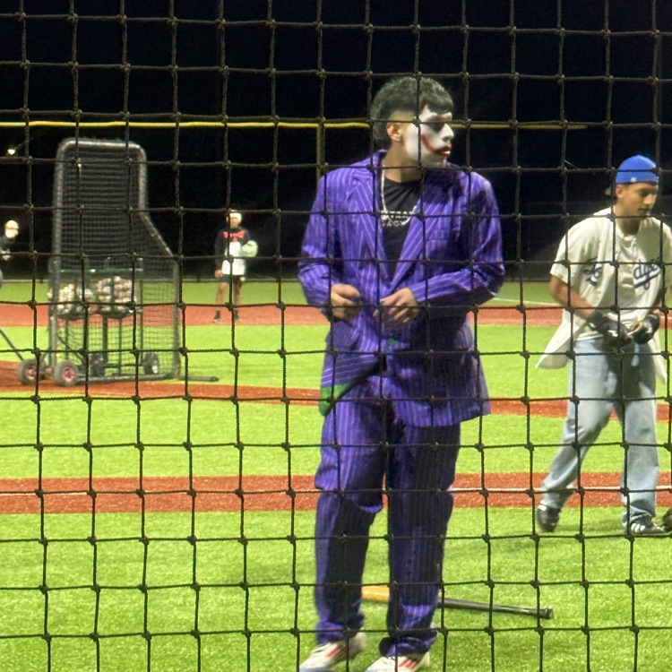 guy dressed as joker