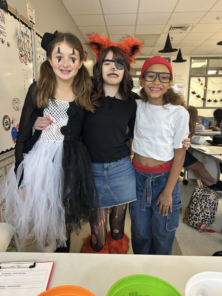 students Halloween 