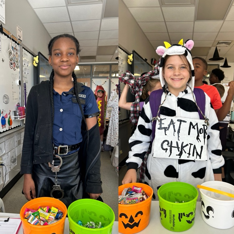 students Halloween 
