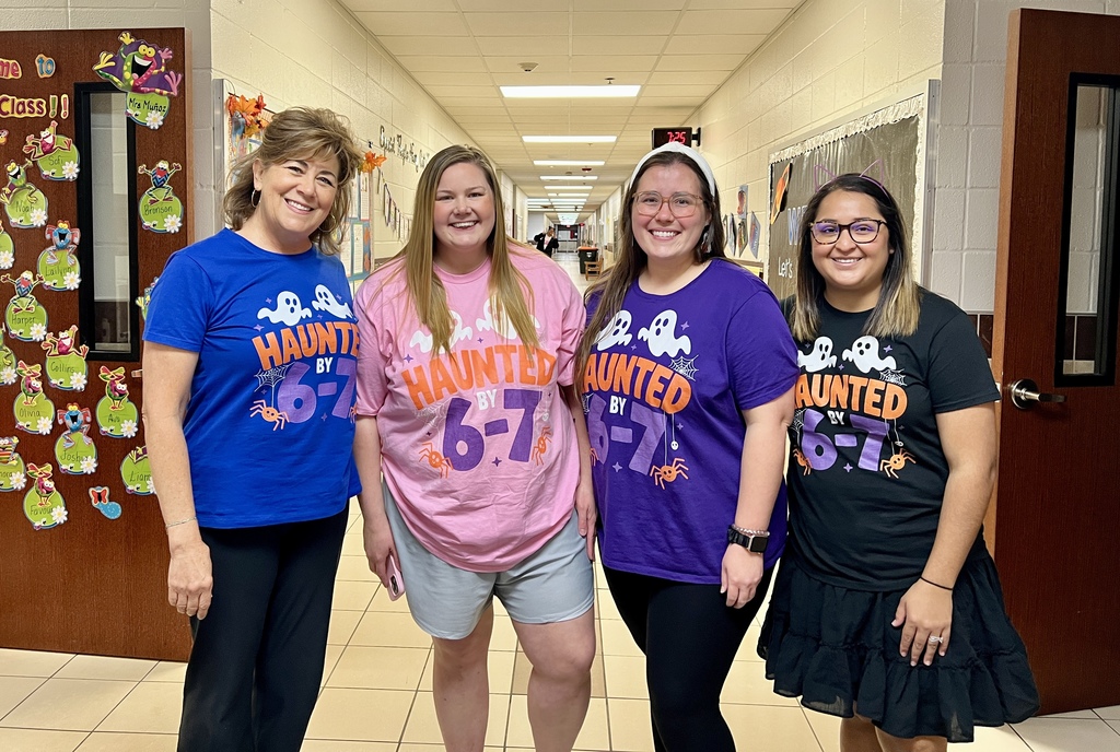 Teachers in costumes