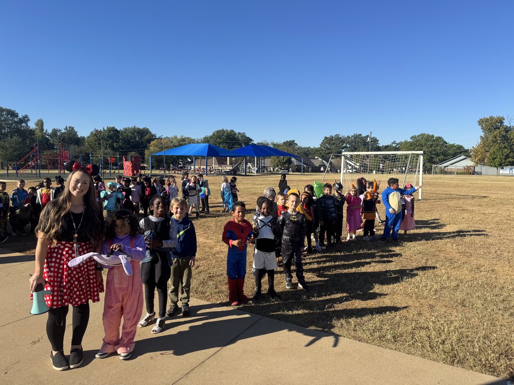 students in costumes