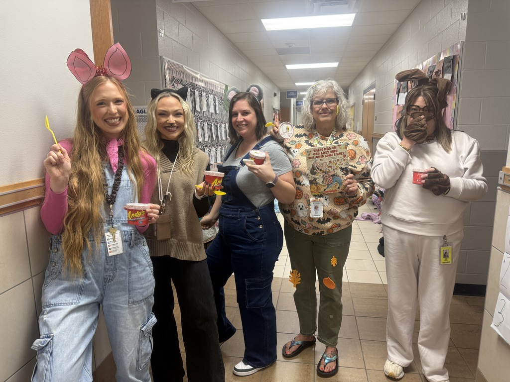 Owens  teachers receiving a treat from Andyβs