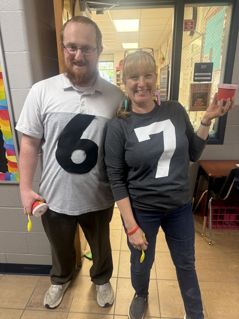 Owens  teachers receiving a treat from Andyβs