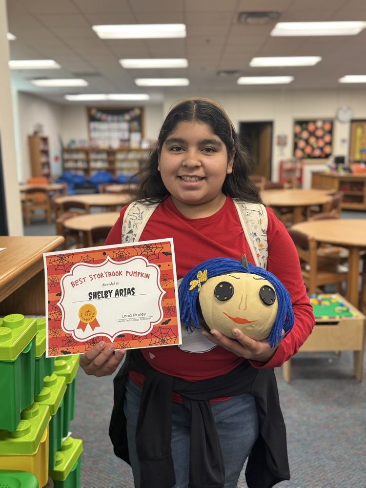 book character pumpkin winner