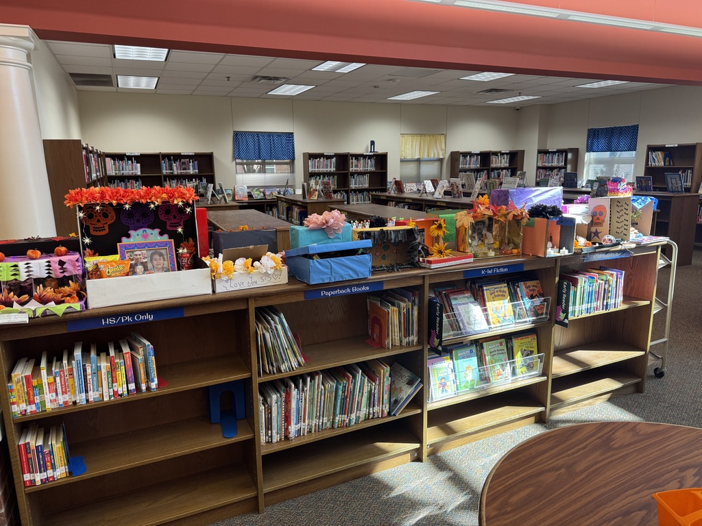 4th graders created beautiful shoebox ofrendas