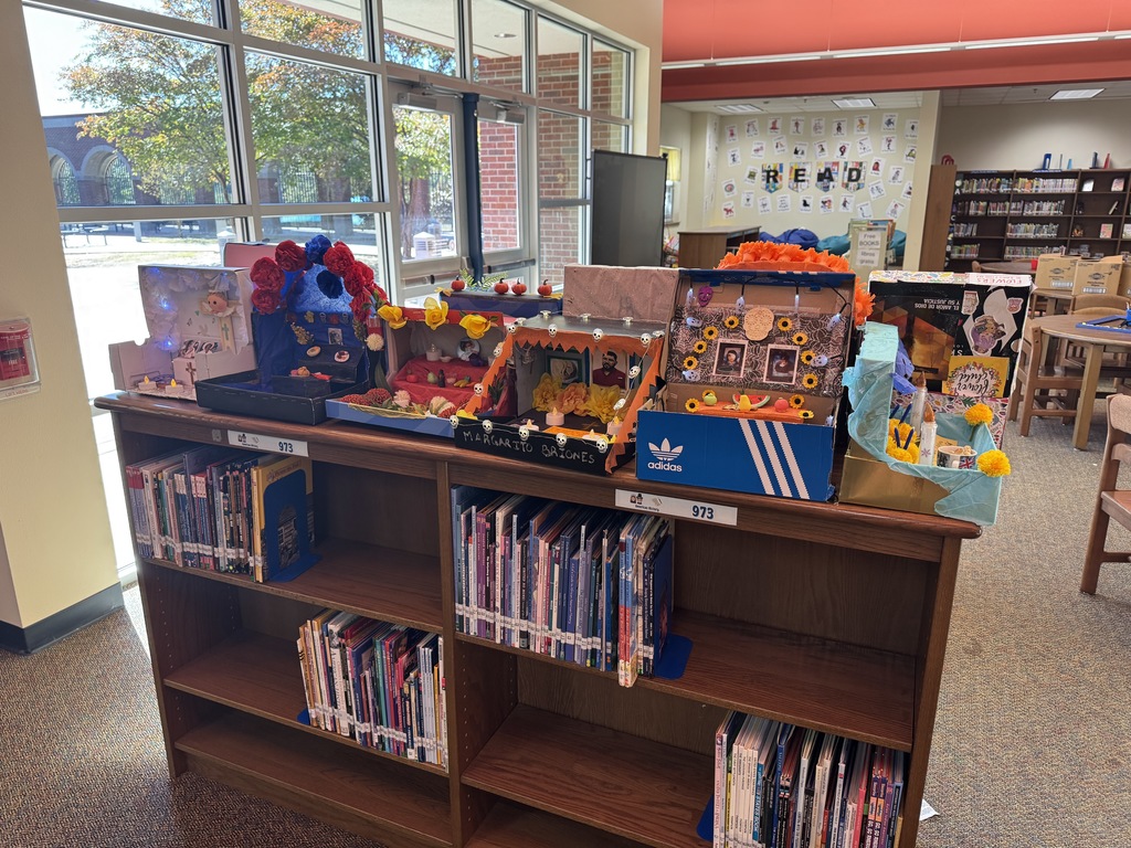 4th graders created beautiful shoebox ofrendas