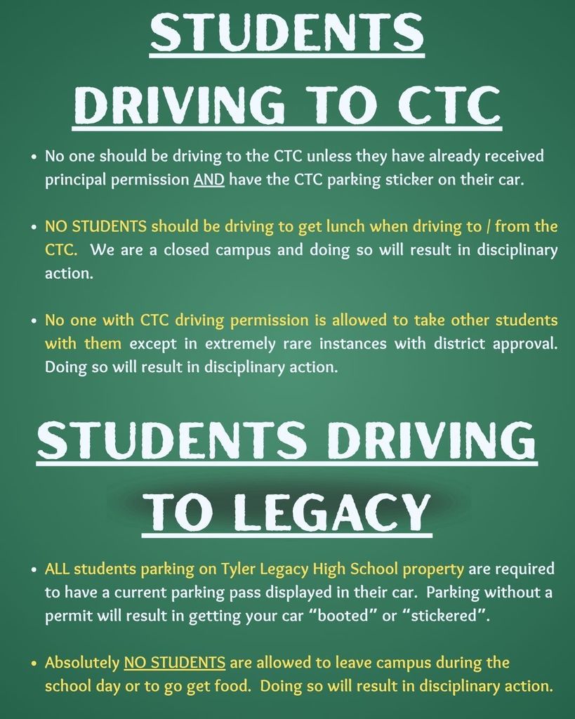 Student driving rules