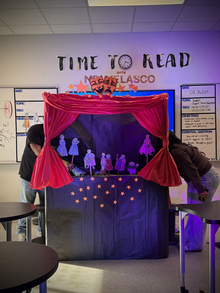 puppet stage with puppets