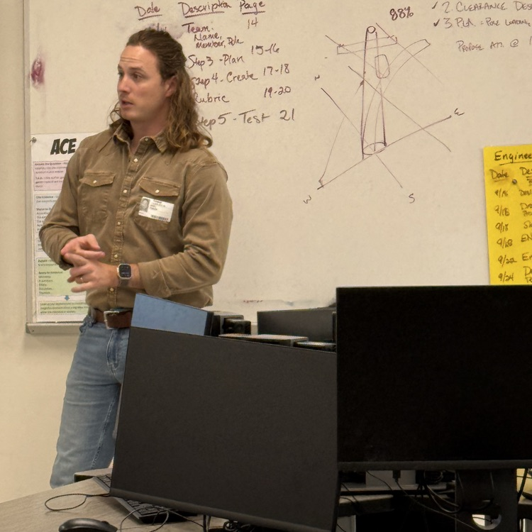 people presenting to class