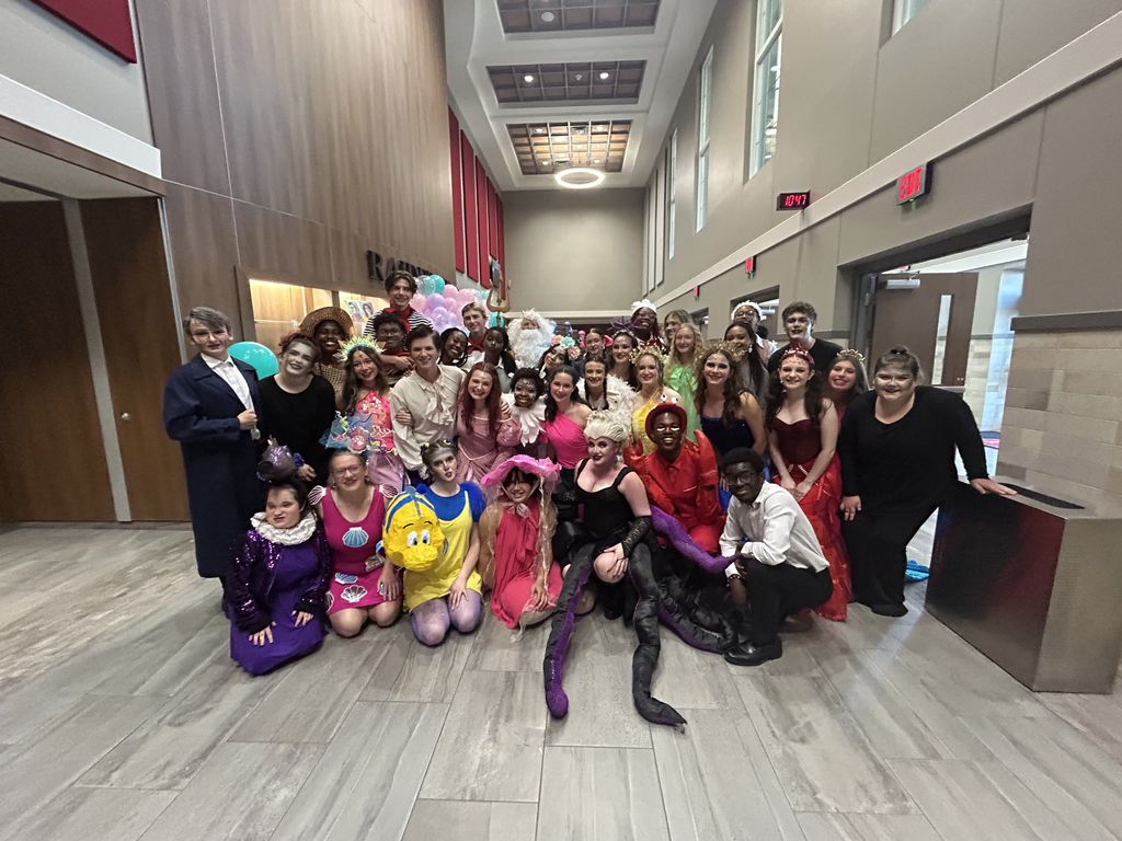 Tyler Legacy Theater's cast of Little Mermaid Jr.
