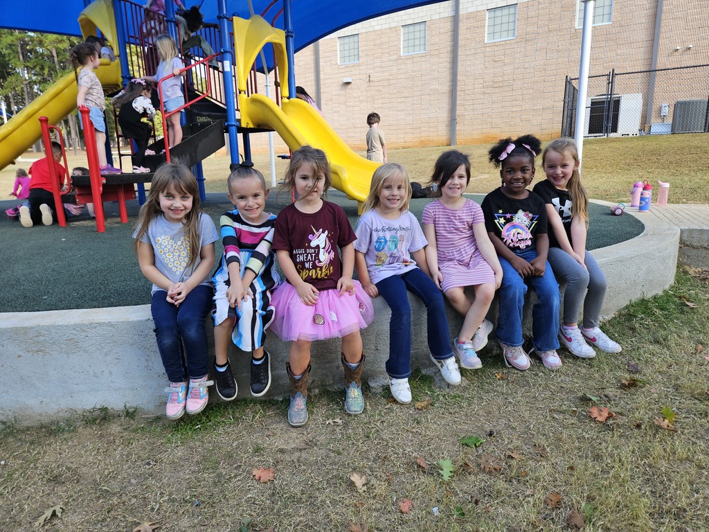 Kinder students playing at recess.