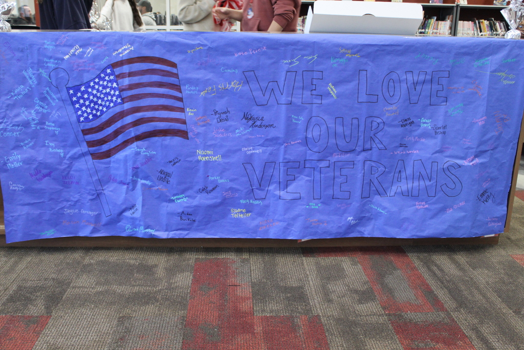 Tyler Legacy Veterans at their luncheon honoring them