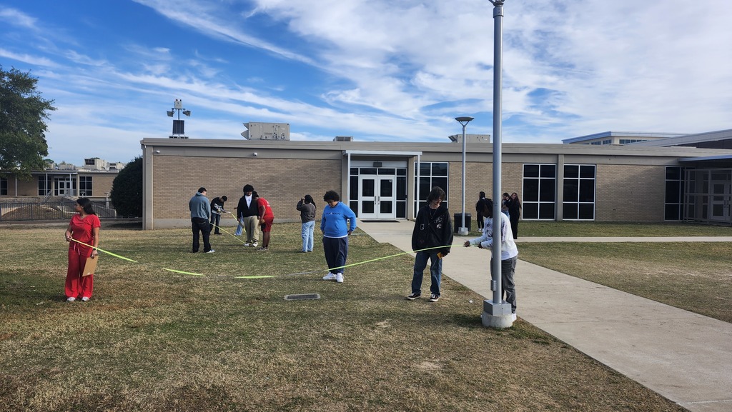 person taking measurements