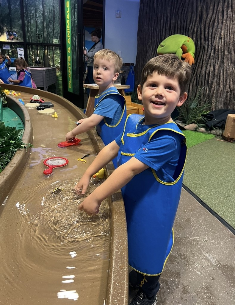 Students on a feild trip.