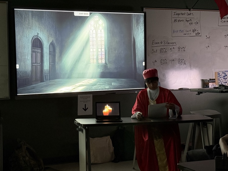 Mr. Ramirez's AP European History students performing their historical narratives of the Enlightenment !  