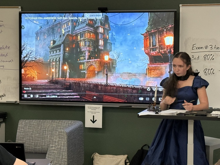 Mr. Ramirez's AP European History students performing their historical narratives of the Enlightenment !  