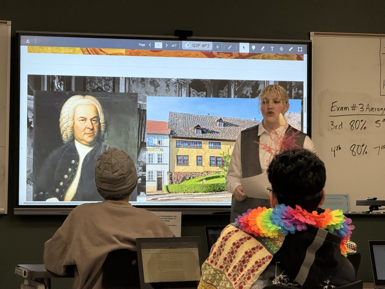 Mr. Ramirez's AP European History students performing their historical narratives of the Enlightenment !  