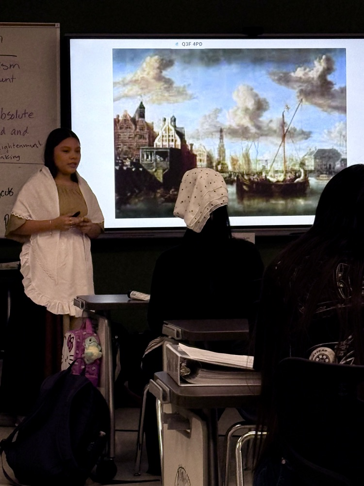 Mr. Ramirez's AP European History students performing their historical narratives of the Enlightenment !  