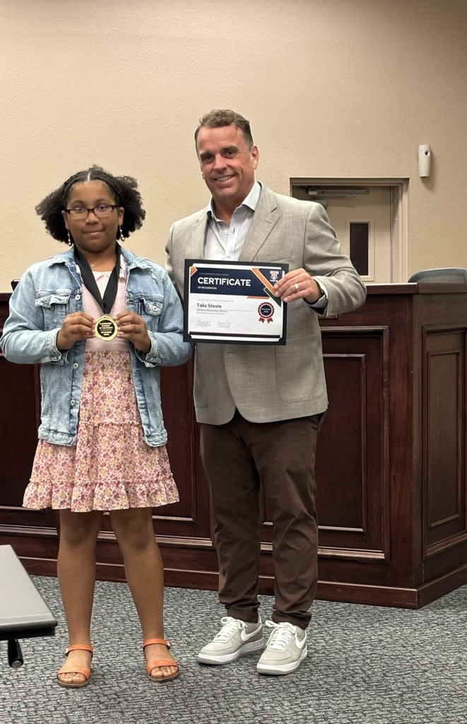 elementary student of the month 