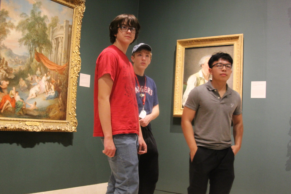 Tyler Legacy's Asian Pacific Club at the Dallas Museum of Art for their field trip