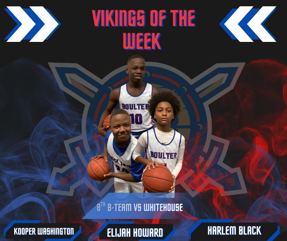 Vikings of the week Kooper Washington, Elijah Howard, Harlem Black