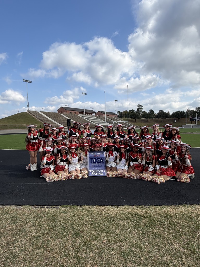 Tyler Legacy Southern Belle Drill Team with your D1 banner