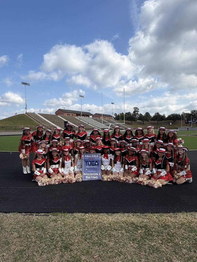 Tyler Legacy Southern Belle Drill Team with your D1 banner