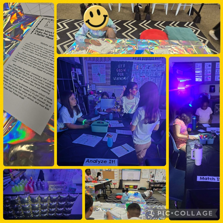 fourth grade students doing various activities for 6β7 day