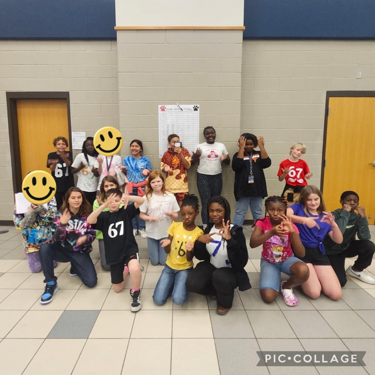 students wearing six seven shirts on six seven day