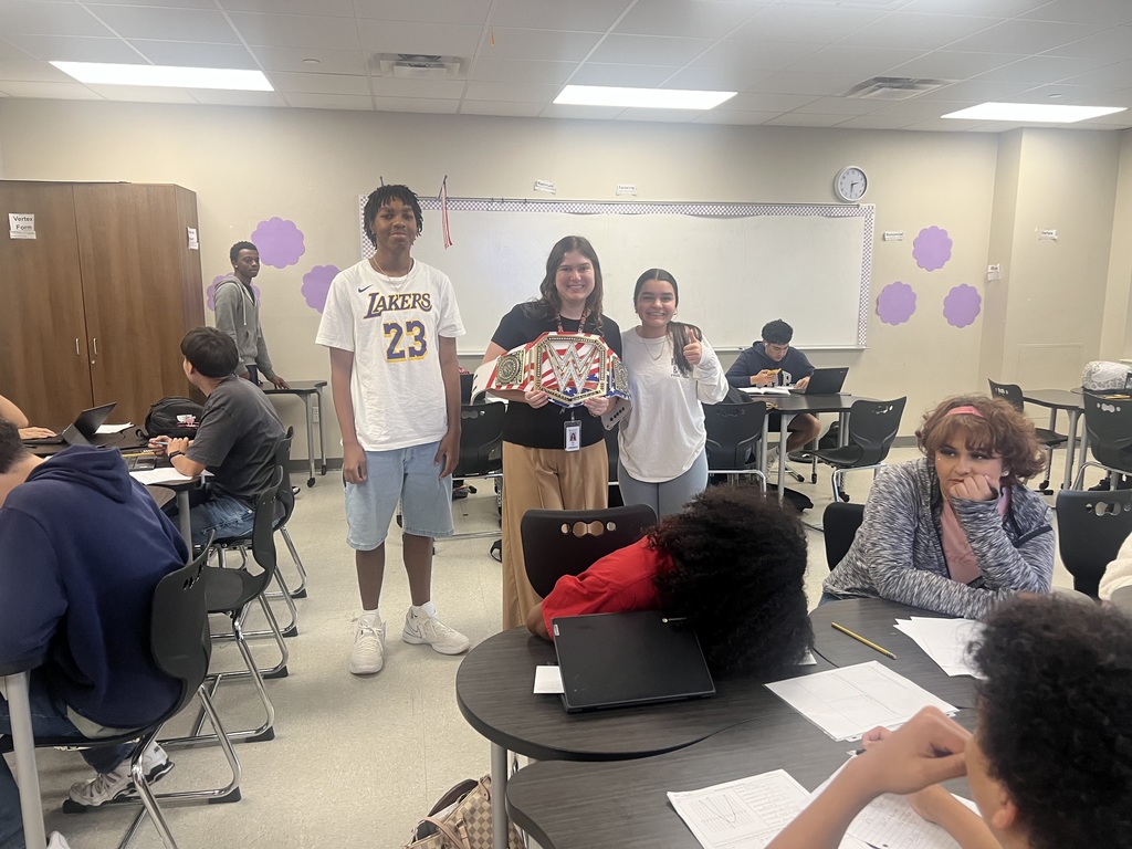 🥇 Walkthrough Wednesday Winner: Miss Filla! 🥇  Today’s belt goes to Miss Filla, our outstanding Algebra 2 teacher at Legacy! During our walkthroughs, we got to see her small-group instruction, her creative lesson extensions, and the strong relationships she’s built with her students — all on full display. 🔥  She takes tough concepts like quadratics and logarithms and turns them into moments of confidence and clarity. She doesn’t just teach math — she multiplies excellence and inspires students to see that every problem has a solution. 📈✨  Congratulations, Miss Filla! Thanks for everything you do for our students and for making Legacy a place where learning adds up. 💙➗➕