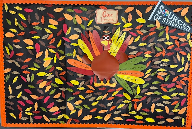 Sources of Strength share gratitude.