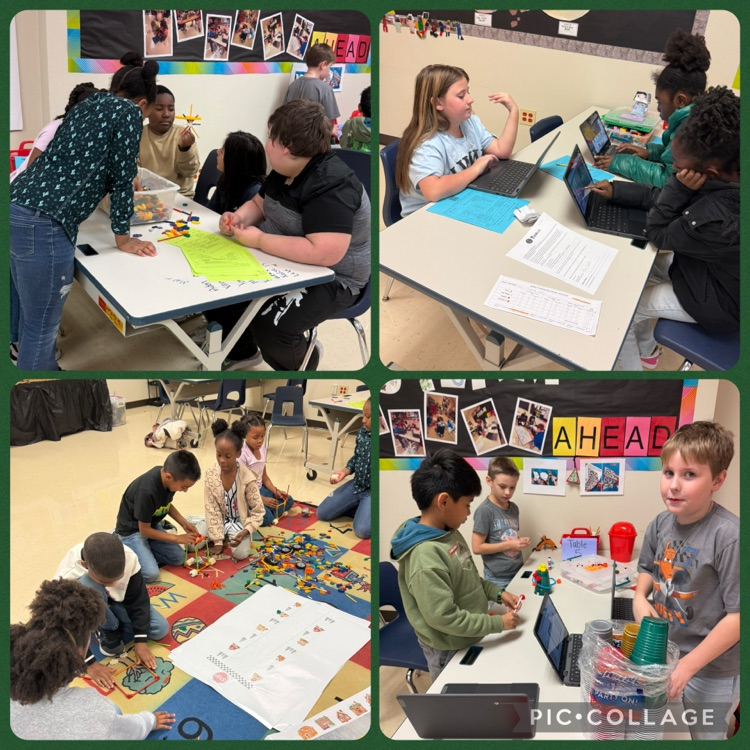 students collaboratively working on coding Christmas projects 