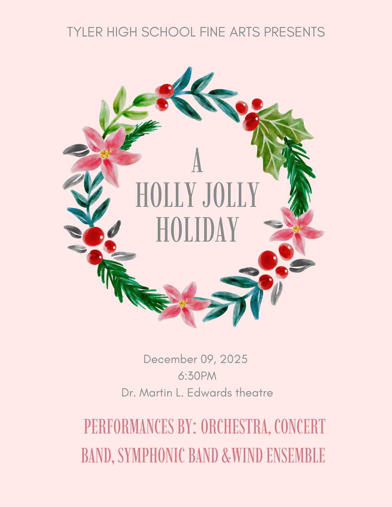 flyer for the band christmas performance.