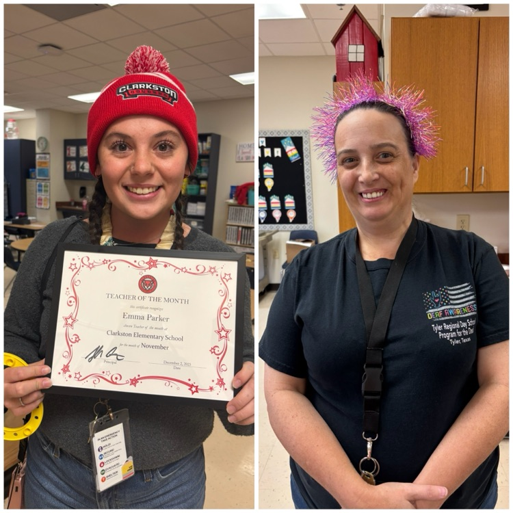 November staff/students of the month