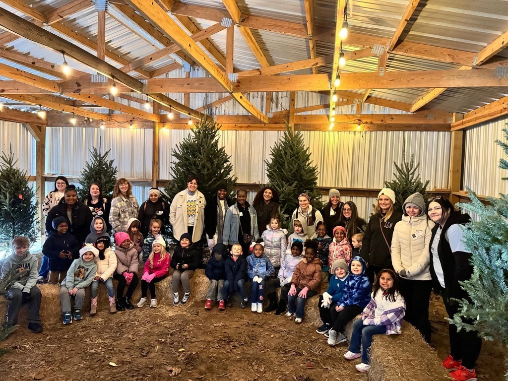Students on a field trip.