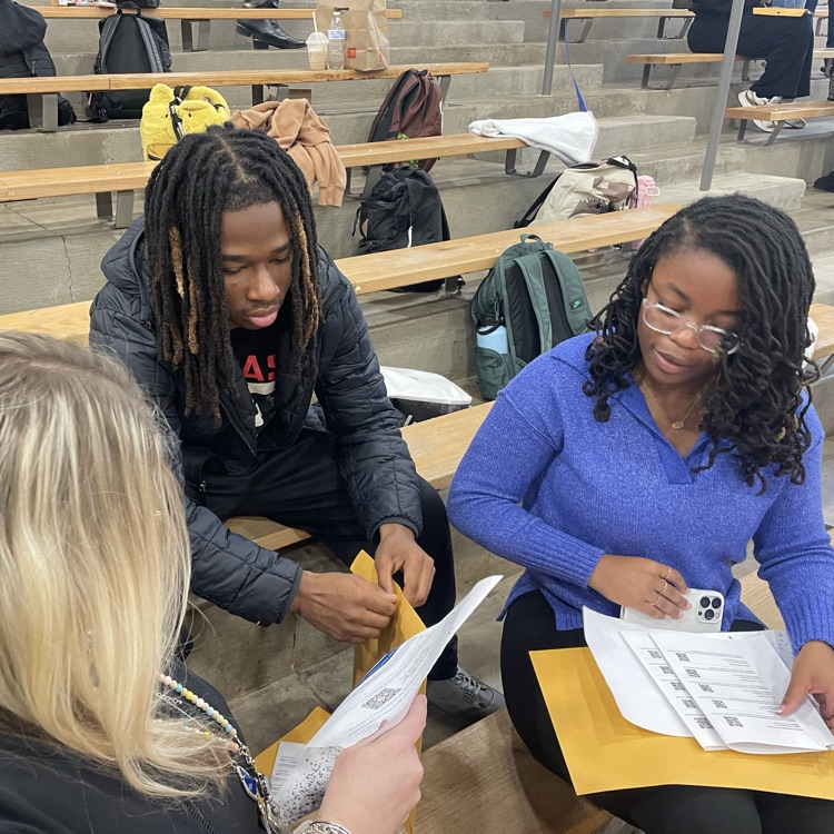 students with certificates